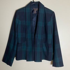 Plaid woman’s blazer